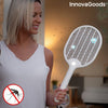 InnovaGoods Rechargeable Insect Killer Racket with LED